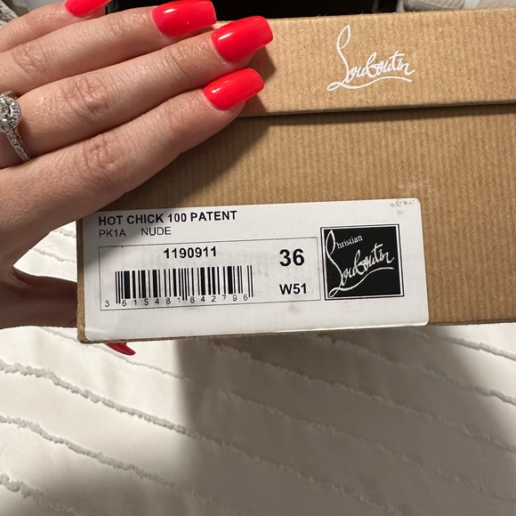 Louboutin Hot Chick Nude Size 36 - Picture 4 of 7